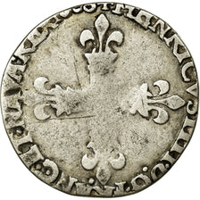 Munten, Frankrijk, 1/4 Ecu, 1604, Nantes, ZG+, Zilver, Duplessy:1224