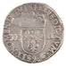FRANCE, 1/4 Ecu, 1592, Rennes, VF(30-35), Silver, Duplessy #1224, 9.44