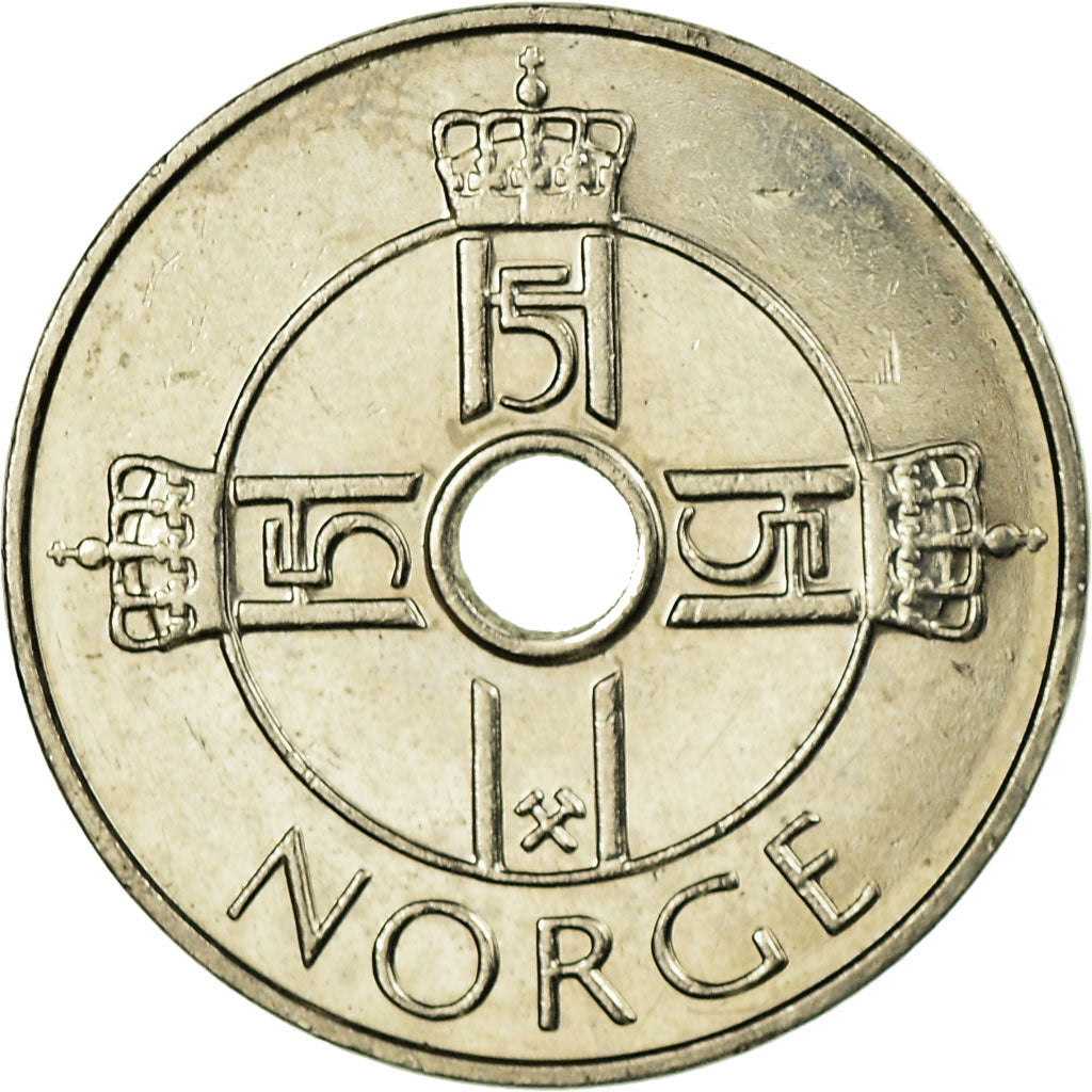 Coin, Norway, Harald V, Krone, 2012, EF(40-45), Copper-nickel, KM:462