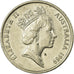 Moneta, Australia, Elizabeth II, 5 Cents, 1989, EF(40-45), Miedź-Nikiel, KM:80