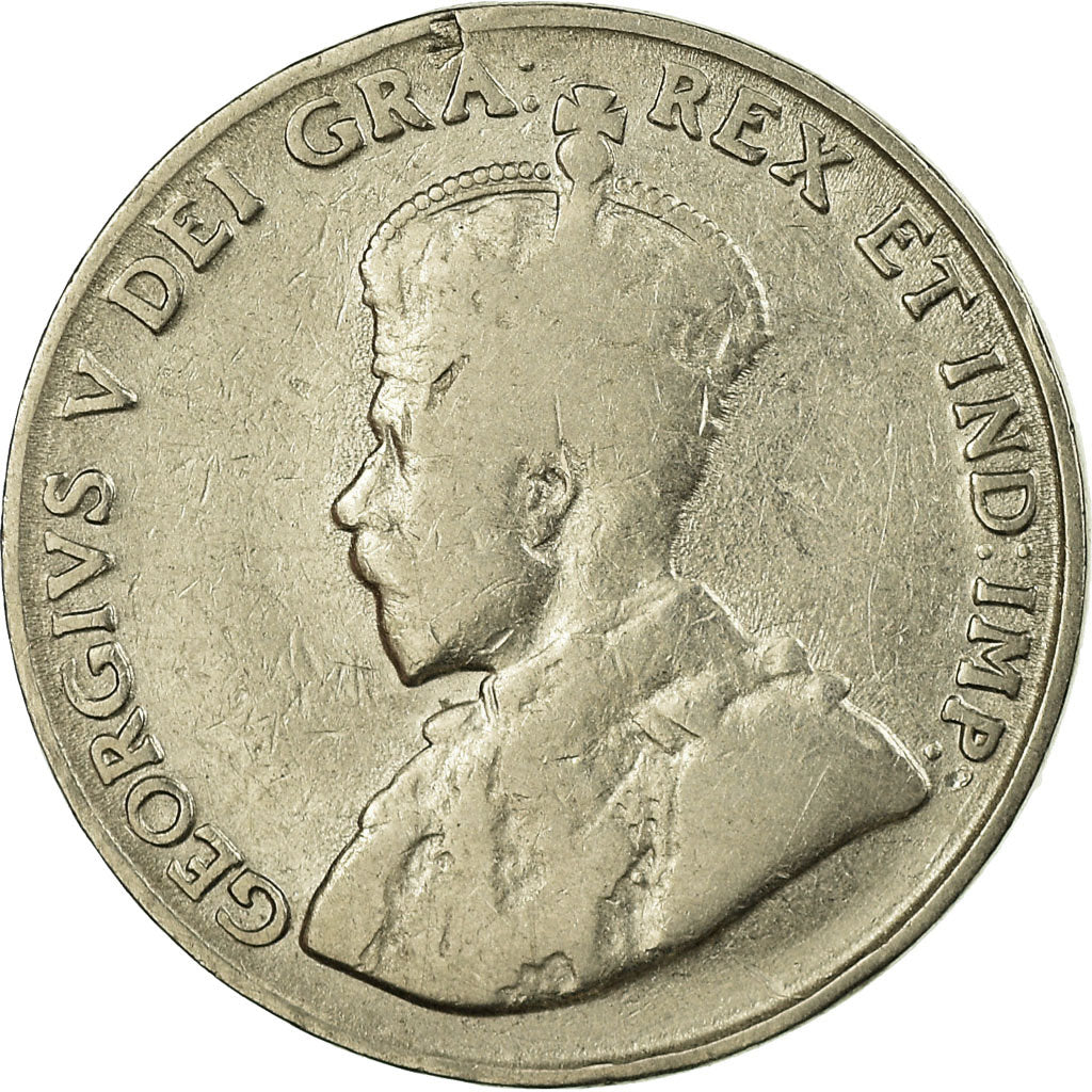 Coin, Canada, George V, 5 Cents, 1922, Royal Canadian Mint, Ottawa, EF(40-45)