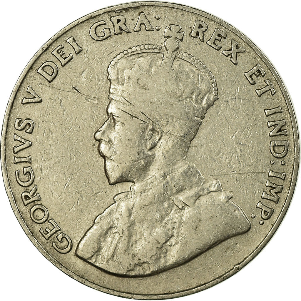 Münze, Kanada, George V, 5 Cents, 1929, Royal Canadian Mint, Ottawa, SS