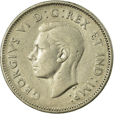 Monnaie, Canada, George VI, 5 Cents, 1938, Royal Canadian Mint, Ottawa, TTB