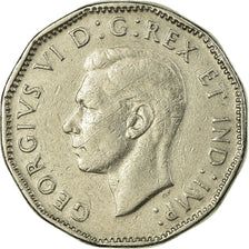 Moneta, Canada, George VI, 5 Cents, 1947, Royal Canadian Mint, Ottawa, BB