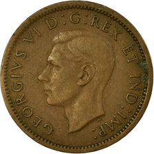Coin, Canada, George VI, Cent, 1939, Royal Canadian Mint, Ottawa, EF(40-45)