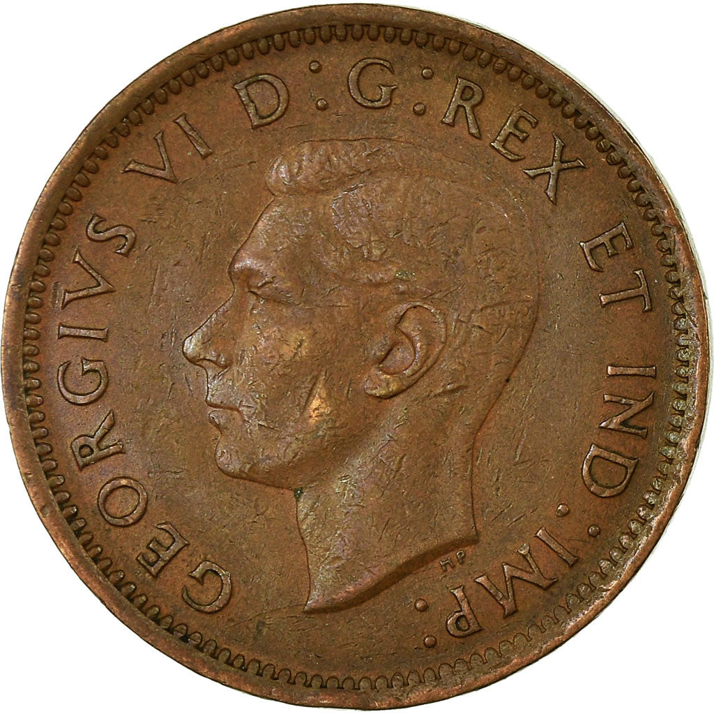 Coin, Canada, George VI, Cent, 1939, Royal Canadian Mint, Ottawa, EF(40-45)