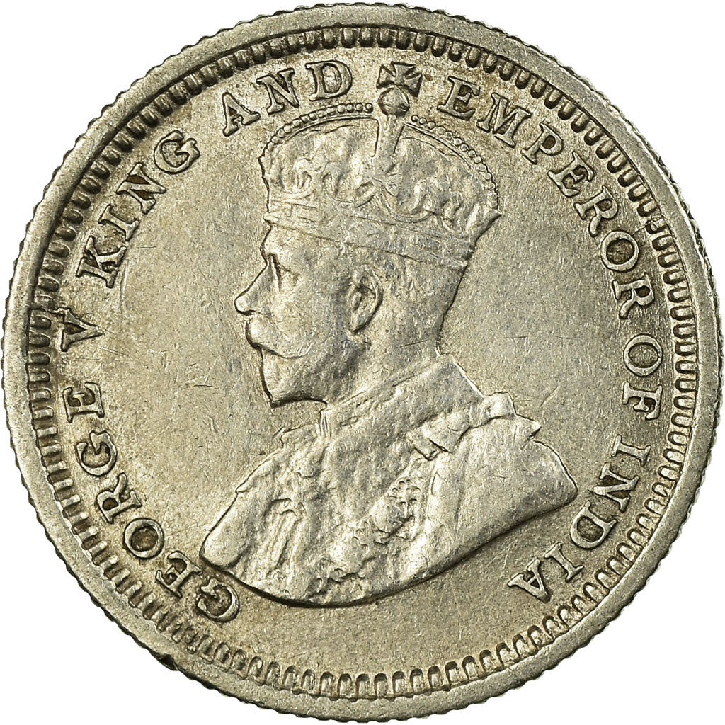 Moneta, Insediamenti dello Stretto, George V, 5 Cents, 1926, BB, Argento, KM:36