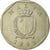 Moneda, Malta, 50 Cents, 1991, MBC, Cobre - níquel, KM:98