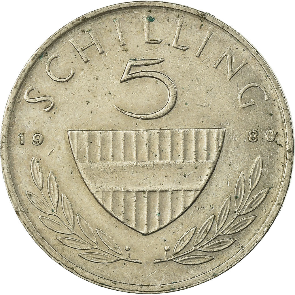 Coin, Austria, 5 Schilling, 1780, EF(40-45), Copper-nickel, KM:2889a