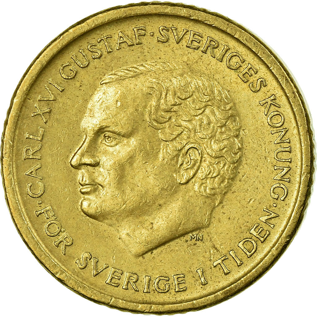Moneta, Szwecja, Carl XVI Gustaf, 10 Kronor, 1992, EF(40-45)