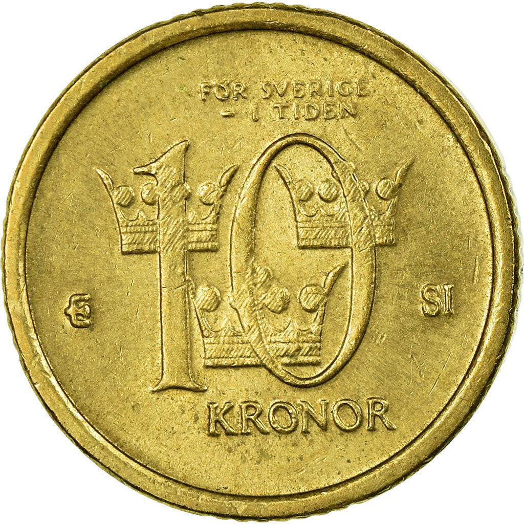 Coin, Sweden, Carl XVI Gustaf, 10 Kronor, 2007, Eskilstuna, EF(40-45)