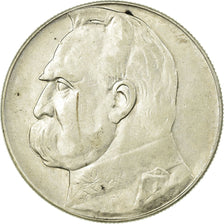 Coin, Poland, 10 Zlotych, 1936, Warsaw, EF(40-45), Silver, KM:29