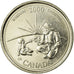 Moneda, Canadá, Elizabeth II, 25 Cents, 2000, Royal Canadian Mint, Ottawa, MBC
