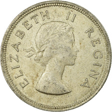 Münze, Südafrika, Elizabeth II, 2-1/2 Shillings, 1954, SS, Silber, KM:51