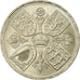 Moneda, Gran Bretaña, Elizabeth II, Crown, 1953, EBC, Cobre - níquel, KM:894