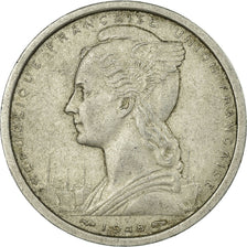 Coin, French West Africa, 2 Francs, 1948, EF(40-45), Aluminum, KM:4