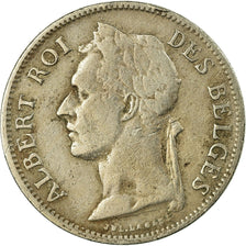 Moeda, Congo Belga, 50 Centimes, 1925, EF(40-45), Cobre-níquel, KM:22