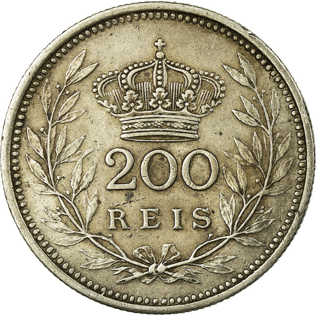 Coin, Portugal, Manuel II, 200 Reis, 1909, Paris, EF(40-45), Silver, KM:549