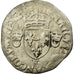 Coin, France, Douzain aux croissants, 1550, Bordeaux, VF(20-25), Billon