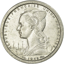Münze, Französisch-Äquatorialafrika, Franc, 1948, Paris, SS, Aluminium, KM:6