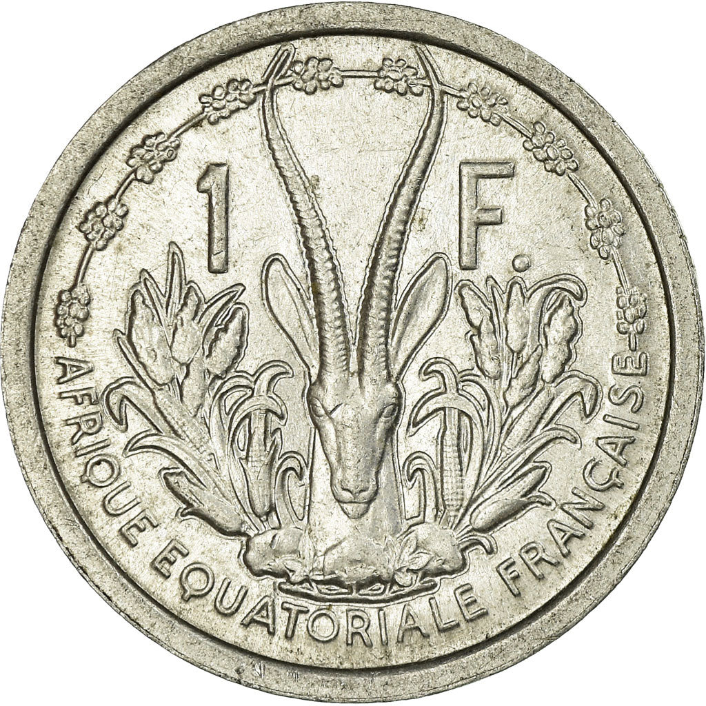 Münze, Französisch-Äquatorialafrika, Franc, 1948, Paris, SS, Aluminium, KM:6