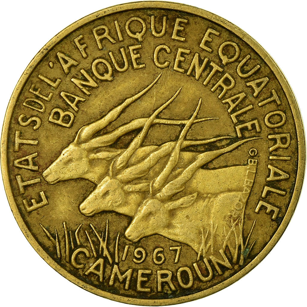 Coin, EQUATORIAL AFRICAN STATES, 10 Francs, 1967, Paris, EF(40-45)