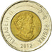 Coin, Canada, Elizabeth II, 2 Dollars, 2012, Royal Canadian Mint, EF(40-45)