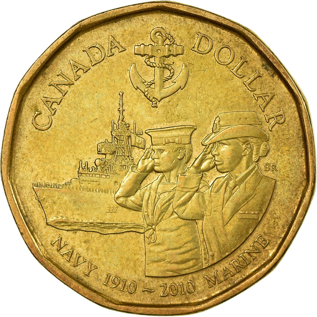 Coin, Canada, Elizabeth II, Dollar, 2010, Royal Canadian Mint, EF(40-45)