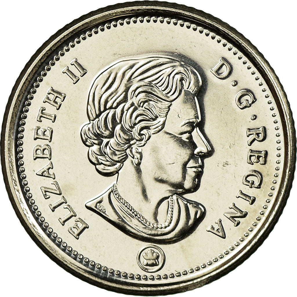 Coin, Canada, 10 Cents, 2016, EF(40-45), Nickel plated steel