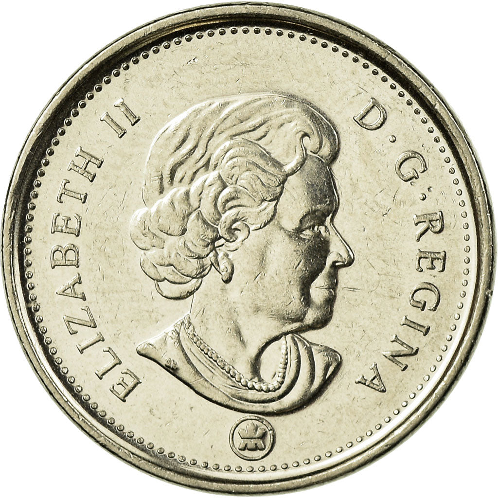 Münze, Kanada, Elizabeth II, 5 Cents, 2010, Royal Canadian Mint, Winnipeg, SS