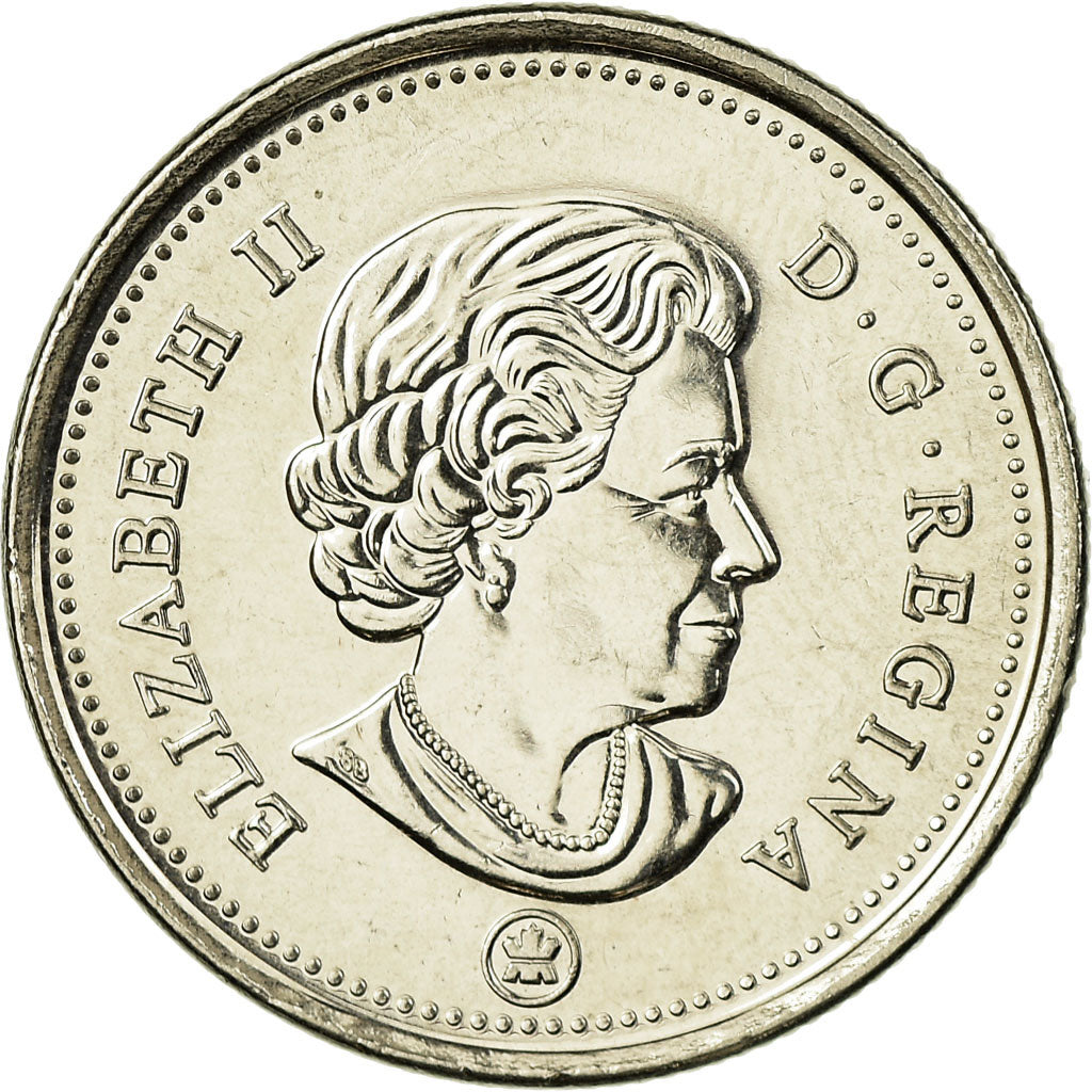 Monnaie, Canada, 25 Cents, 2015, TTB, Nickel plated steel
