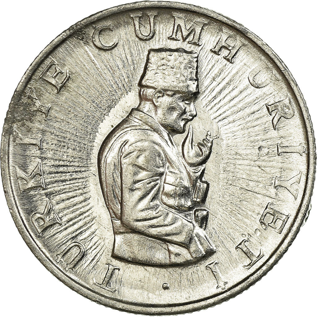 Coin, Turkey, 10 Lira, 1982, EF(40-45), Aluminum, KM:950.1