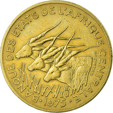 Coin, Central African States, 25 Francs, 1975, Paris, EF(40-45)