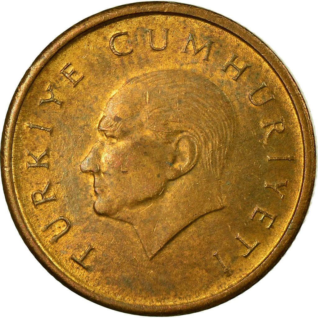 Coin, Turkey, 1000 Lira, 1996, EF(40-45), Bronze Clad Brass, KM:1028
