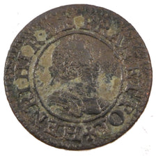 FRANCE, Denier Tournois, Paris, F(12-15), Copper, Duplessy #1153, 1.24