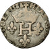 Monnaie, France, Double Sols, 1586, B+, Billon, Duplessy:1136