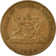 Monnaie, TRINIDAD & TOBAGO, 5 Cents, 1984, TTB, Bronze, KM:30