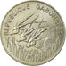 Coin, Gabon, 100 Francs, 1977, Paris, EF(40-45), Nickel, KM:13