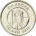 Coin, Iceland, Krona, 2011, EF(40-45), Nickel plated steel, KM:27A