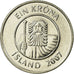 Monnaie, Iceland, Krona, 2007, TTB, Nickel plated steel, KM:27A