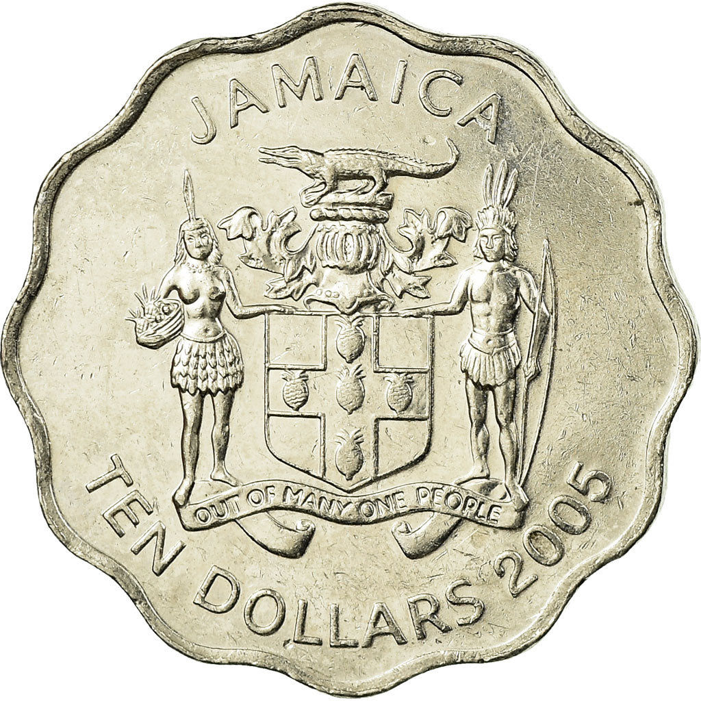 Monnaie, Jamaica, Elizabeth II, Dollar, 2005, British Royal Mint, TTB, Nickel