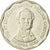 Moneda, Jamaica, Elizabeth II, 10 Dollars, 2008, MBC, Níquel chapado en acero