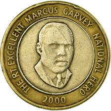 Coin, Jamaica, Elizabeth II, 20 Dollars, 2000, VF(30-35), Bi-Metallic, KM:182