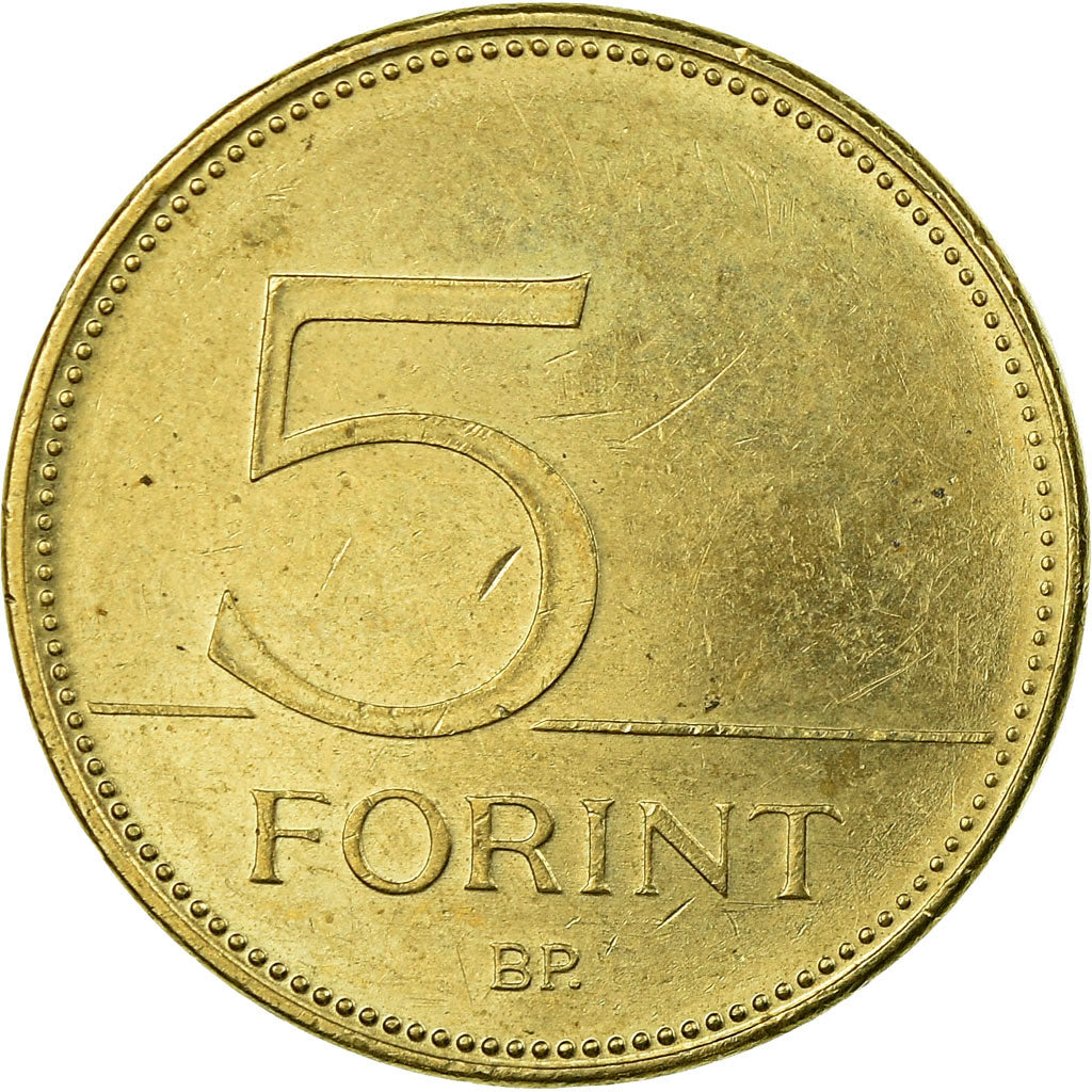 Munten, Hongarije, 5 Forint, 2015, ZF, Nickel-brass