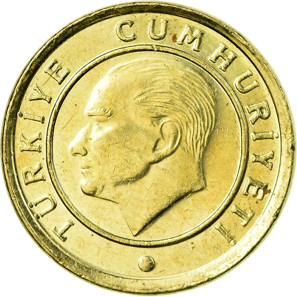 Münze, Türkei, 10 Kurus, 2015, SS, Messing