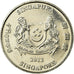 Coin, Singapore, 20 Cents, 2012, Singapore Mint, EF(40-45), Copper-nickel