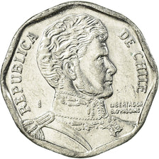 Moneda, Chile, Peso, 2012, Santiago, MBC, Aluminio, KM:231