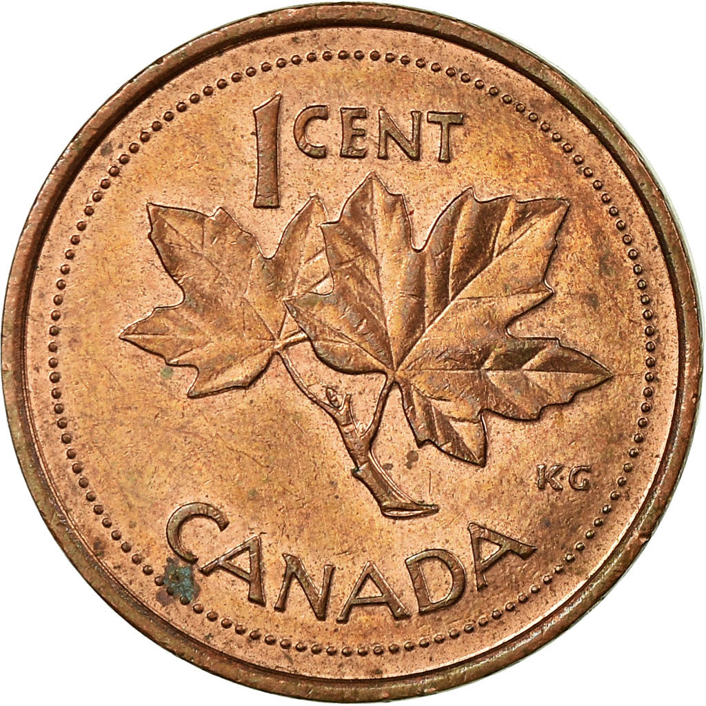 Coin, Canada, Elizabeth II, Cent, 2002, Royal Canadian Mint, EF(40-45), Copper