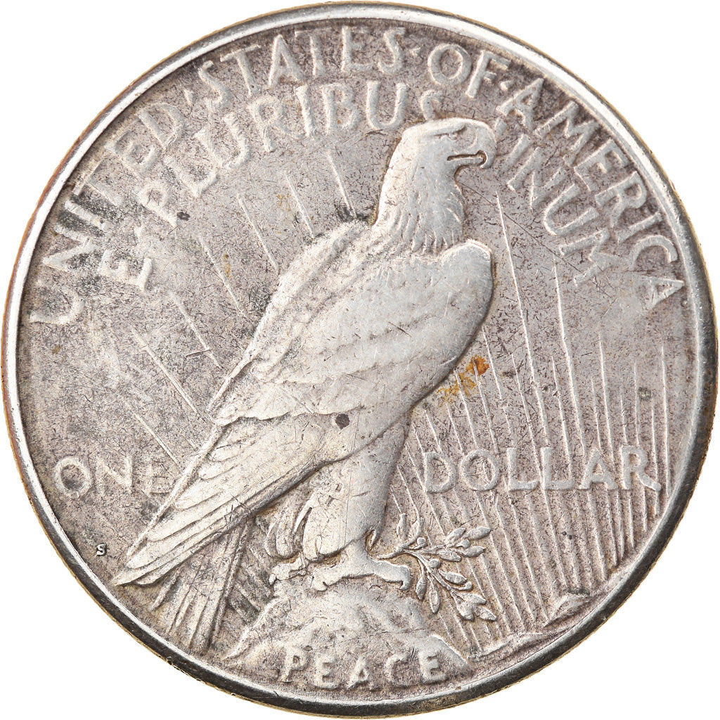 Coin, United States, Peace Dollar, Dollar, 1923, U.S. Mint, San Francisco