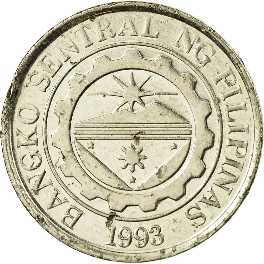 Moneta, Filipiny, Piso, 2015, EF(40-45), Nickel platerowany stalą